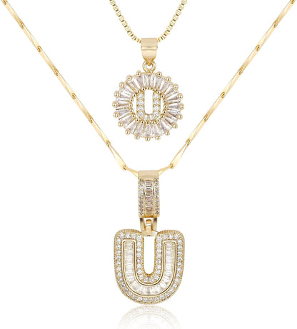2 Pack Initial Necklace (80% OFF Today!)