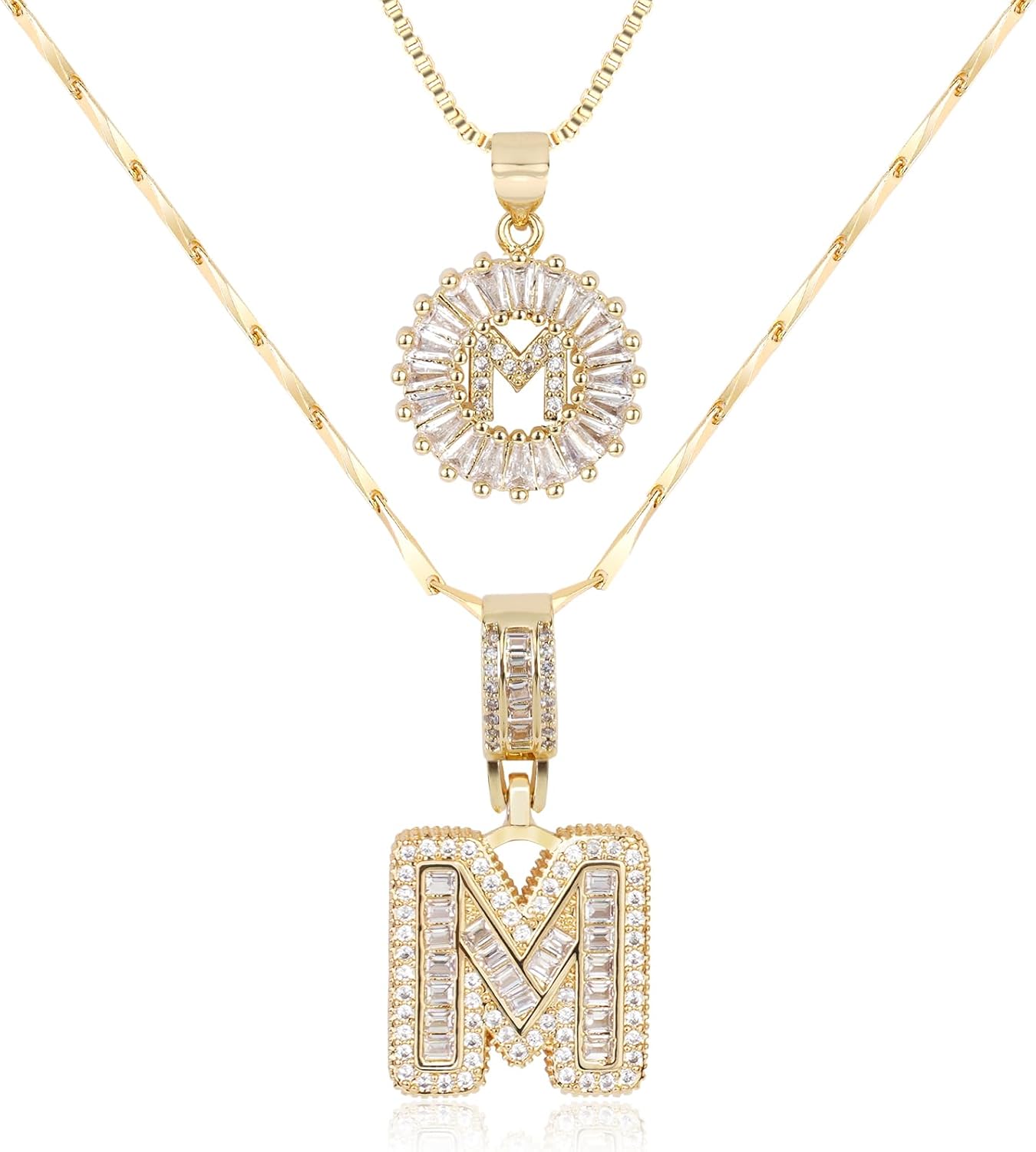 2 Pack Initial Necklace (80% OFF Today!)