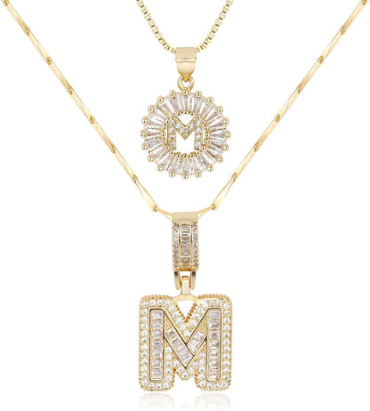 2 Pack Initial Necklace (80% OFF Today!)