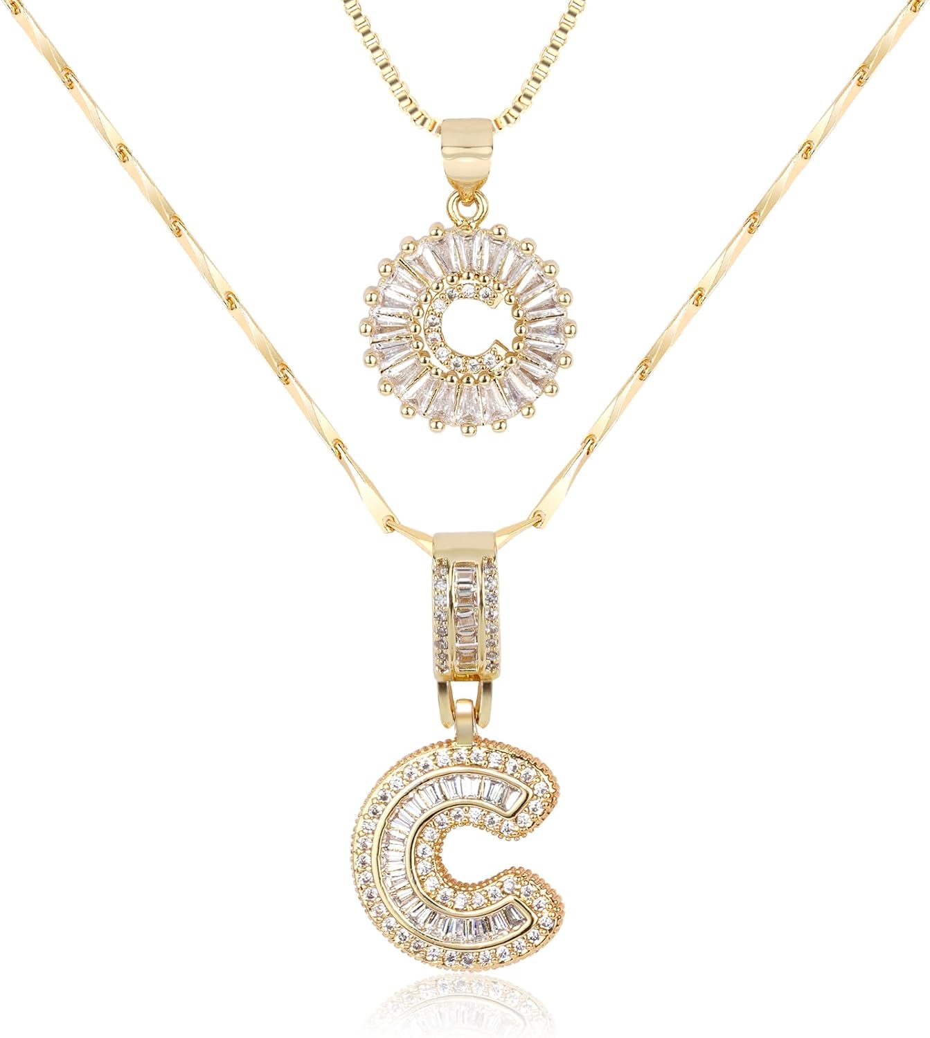 2 Pack Initial Necklace (80% OFF Today!)