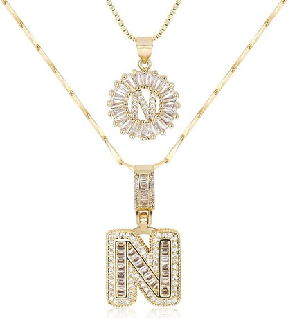 2 Pack Initial Necklace (80% OFF Today!)