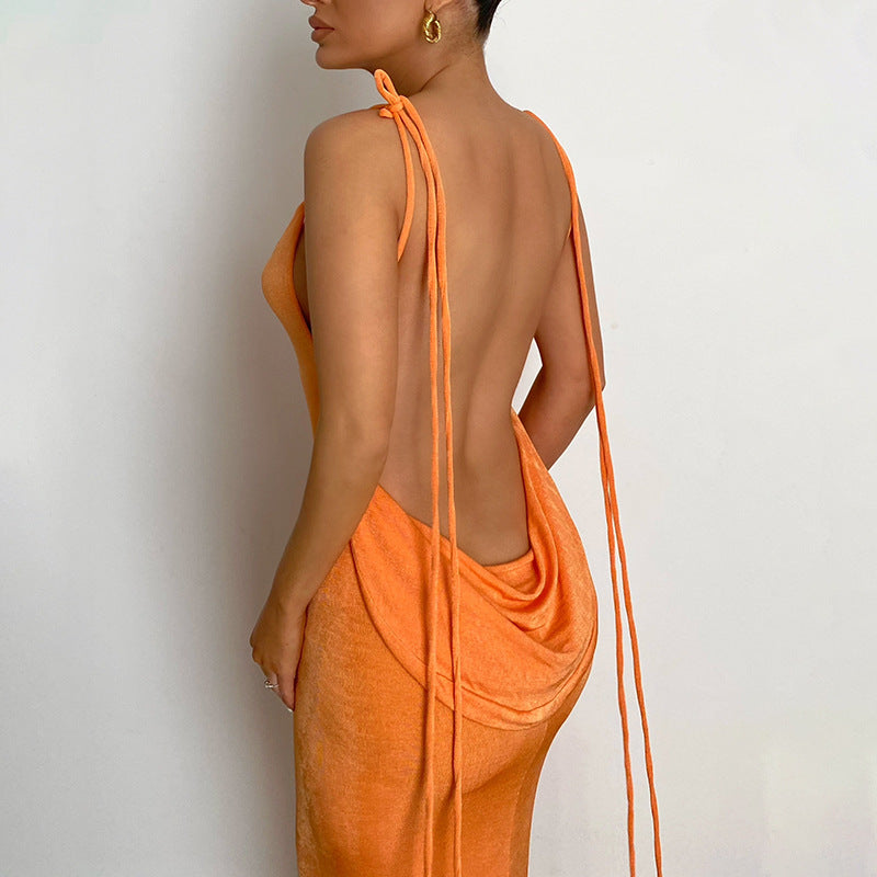 Serenity Backless Maxi Dress
