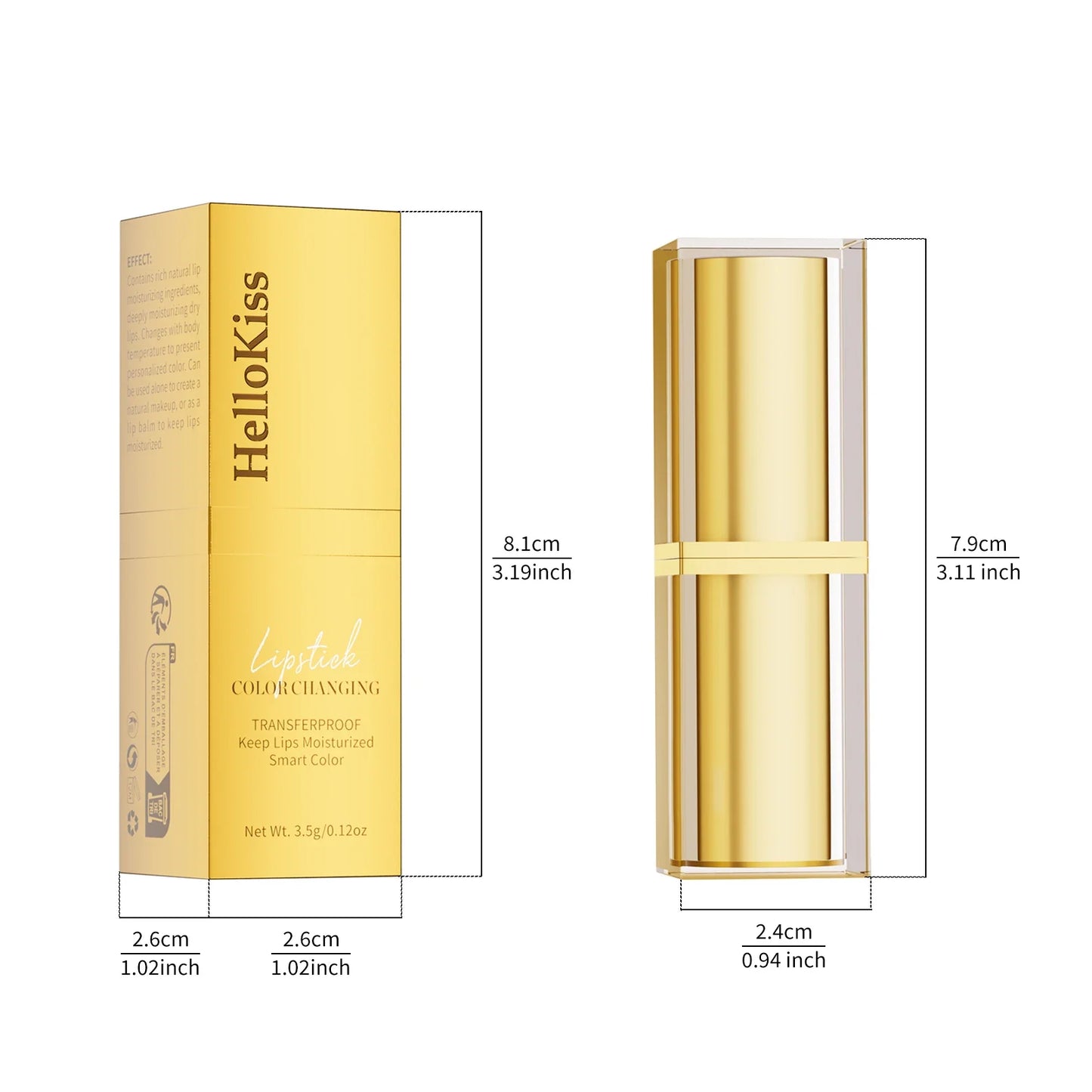 HelloKiss™ Color Changing Lipstick