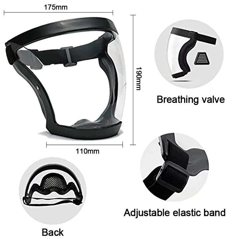 Anti-Dust & Fog-Resistant Face Shield