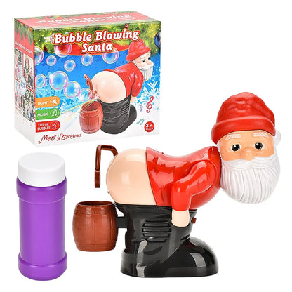 Bubble Blowing Santa
