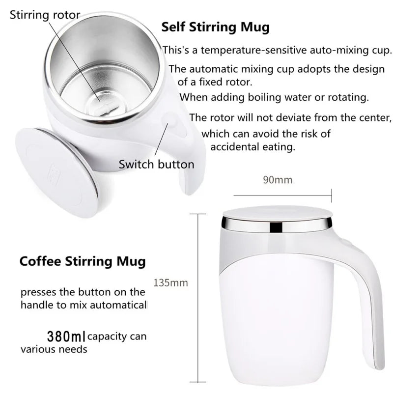 Auto Stir Coffee Mug