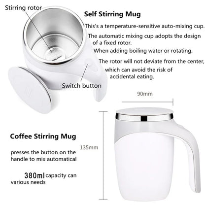 Auto Stir Coffee Mug