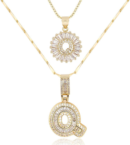 2 Pack Initial Necklace (80% OFF Today!)