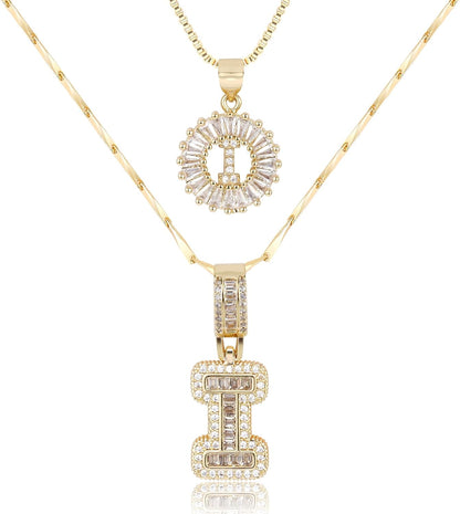 2 Pack Initial Necklace (80% OFF Today!)