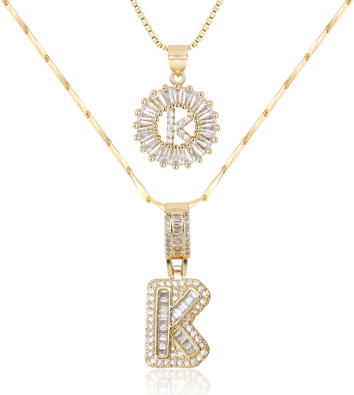 2 Pack Initial Necklace (80% OFF Today!)
