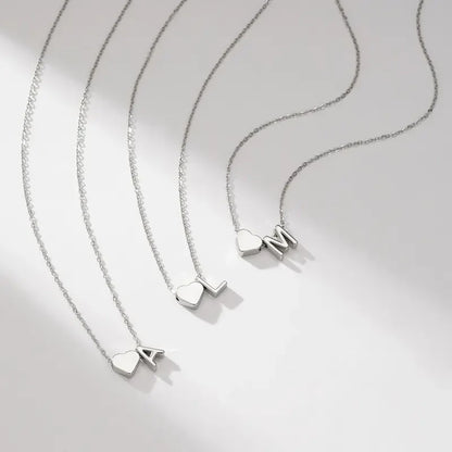Initial Heart Necklace