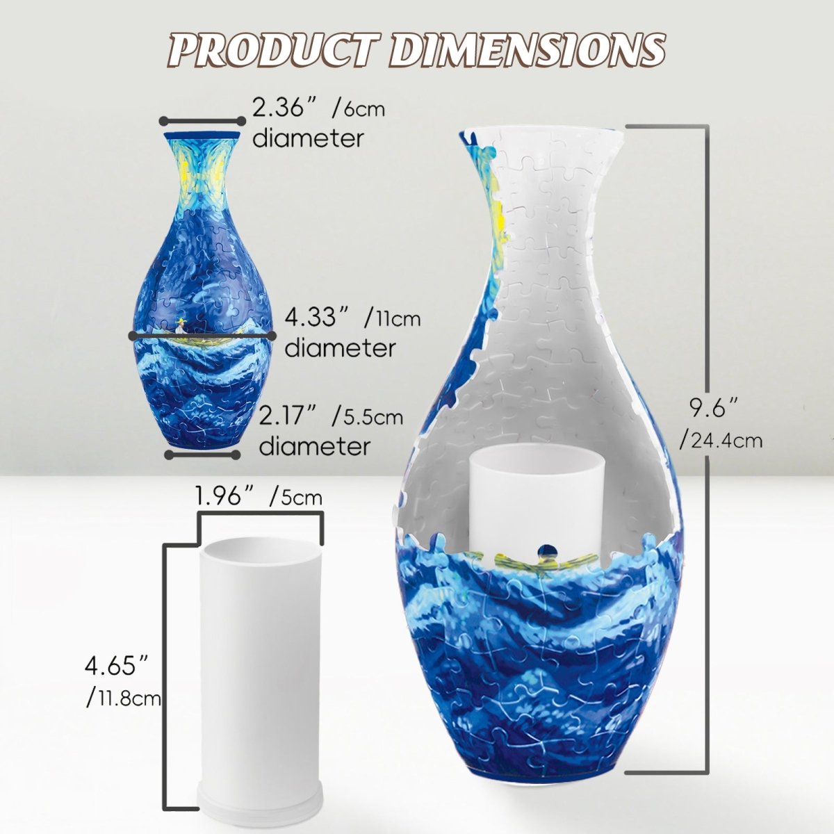 BuildBloom™ Puzzle Vase