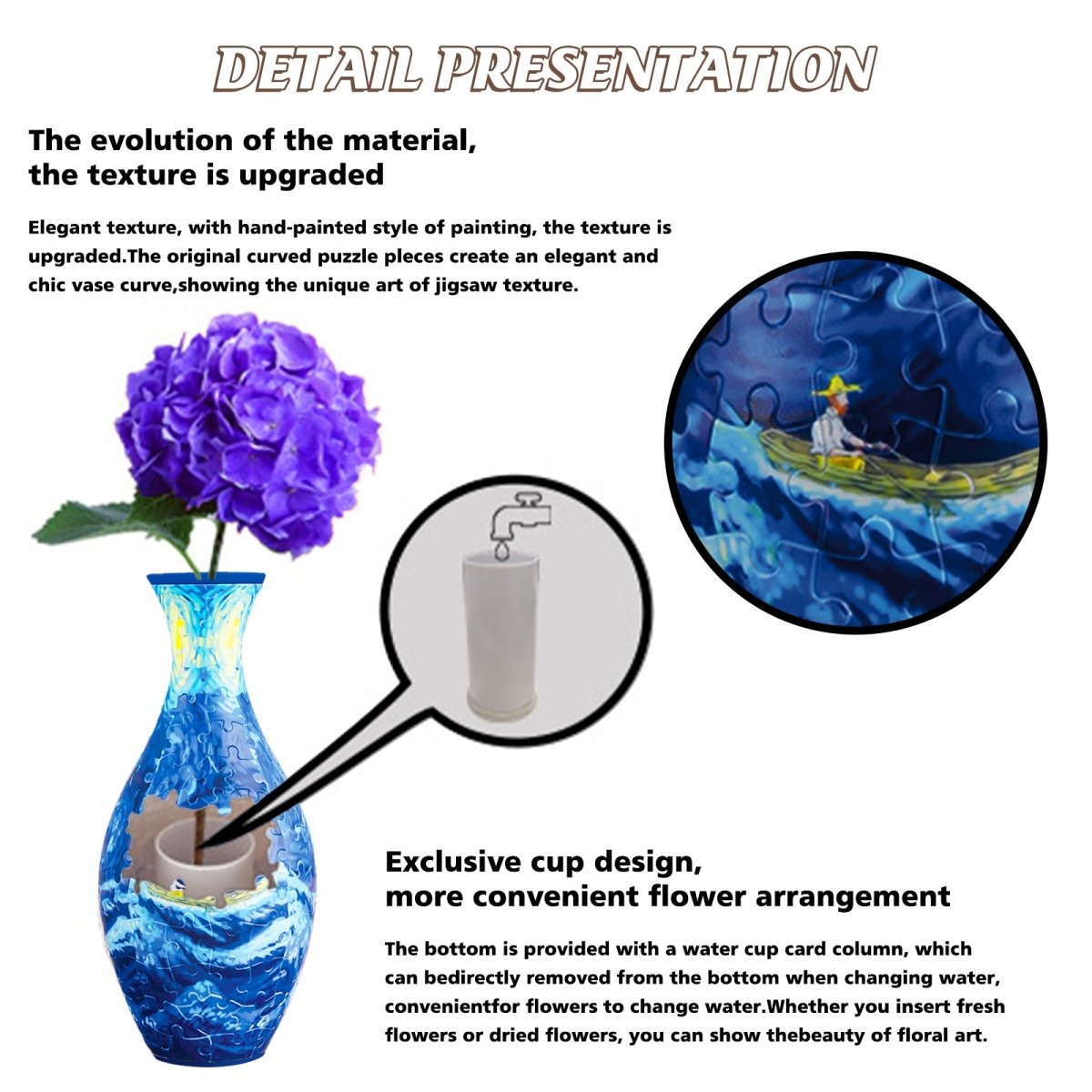 BuildBloom™ Puzzle Vase